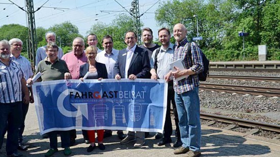 Bild vom Treffen mit dem Fahrgastbeirat